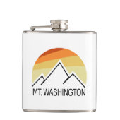 Washington Retro Flachmann (Vorderseite)
