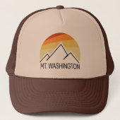 Washington Retro Truckerkappe (Vorderseite)