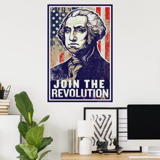 Washington Revolution Poster (Heimbüro)