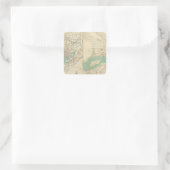 Washington, Richmond Quadratischer Aufkleber (Tasche)