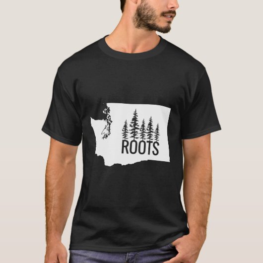 Washington Roots Langarm T-Shirt (Vorderseite)