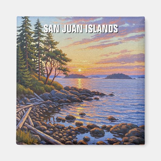 Washington san juan islands travel magnet (Vorne)
