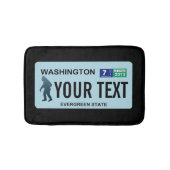 Washington Sasquatch License Plate Badematte (Vorderseite)