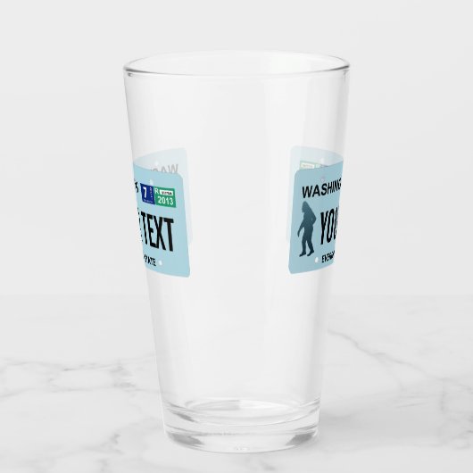 Washington Sasquatch License Plate Glas (Links)