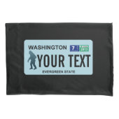 Washington Sasquatch License Plate Kissenbezug (Vorderseite)