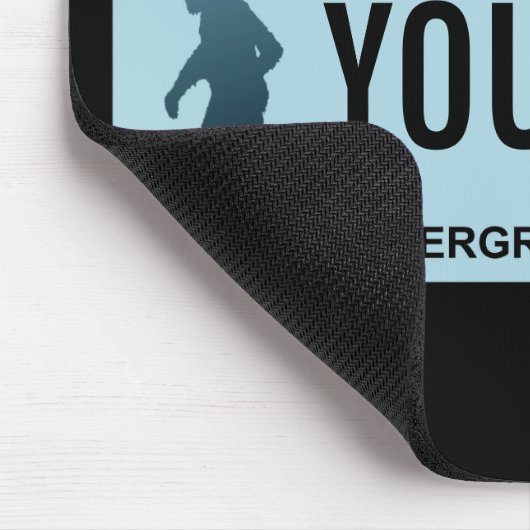 Washington Sasquatch License Plate Mousepad (Ecke)