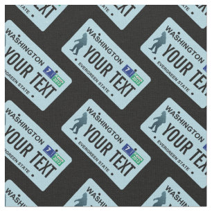 Washington Sasquatch License Plate Stoff