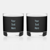 Washington Sasquatch License Plate Whiskyglas (Rückseite)