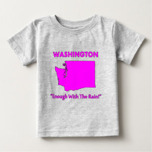 Washington - Schluss mit dem Regen Baby T-shirt