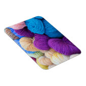 Washington, Seabeck. Bälle aus farbigem Garn Magnet (Rechte Seite)