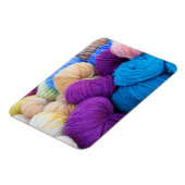 Washington, Seabeck. Bälle aus farbigem Garn Magnet (Linke Seite)