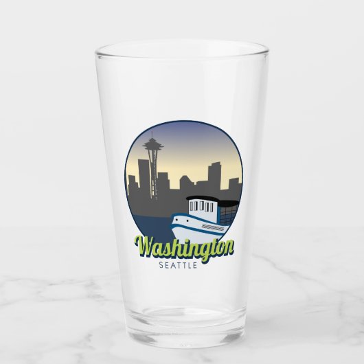 Washington Seattle Glas (Vorderseite)