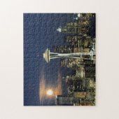 Washington, Seattle, Skyline nachts ab Kerry 1 Puzzle (Vertikal)