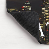 Washington, Seattle, Skyline nachts ab Kerry 2 Mousepad (Ecke)