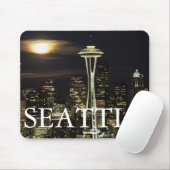 Washington, Seattle, Skyline nachts ab Kerry 2 Mousepad (Mit Mouse)