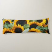 Washington, Seattle, Sonnenblume zum Verkauf Seitenschläferkissen (Rückseite)