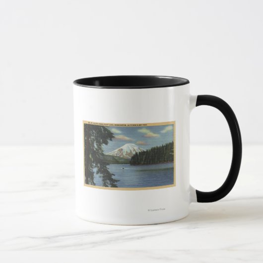 Washington - Sicht auf den Berg St. Tasse (Rechts)