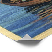 Washington - Sicht auf die Fischer, die einen Lach Poster (Ecke)