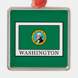 Washington Silbernes Ornament