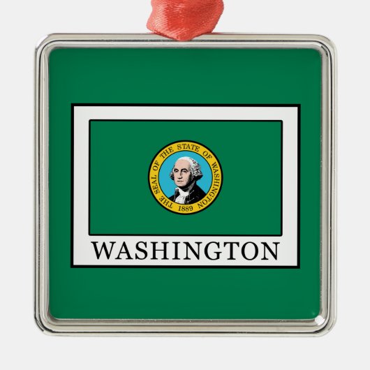 Washington Silbernes Ornament (Vorne)