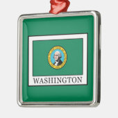 Washington Silbernes Ornament (Links)