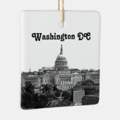 Washington Skyline Etched Keramikornament (Rechts)
