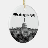 Washington Skyline Etched Keramikornament (Rechts)