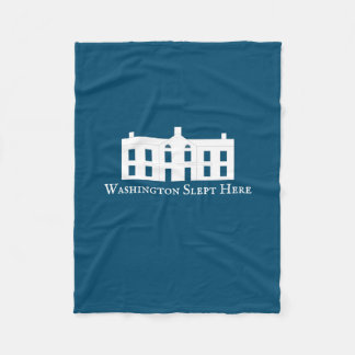 Washington Slept Here Fleece Blanket