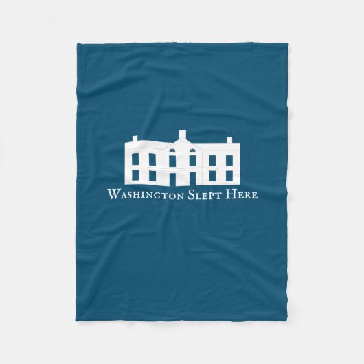 Washington Slept Here Fleece Blanket (Vorderseite)