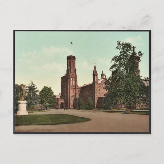 Washington. Smithsonian Institution klassisches Ph Postkarte (Vorderseite)