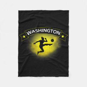 Washington Soccer Fan Support Stadion Zeigen Sie I Fleecedecke