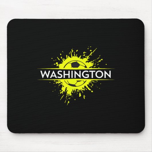 Washington Soccer Fan Support Stadion Zeigen Sie I Mousepad (Vorne)