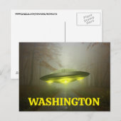 WASHINGTON SPACESHIP UFO Postkarte (Vorne/Hinten)