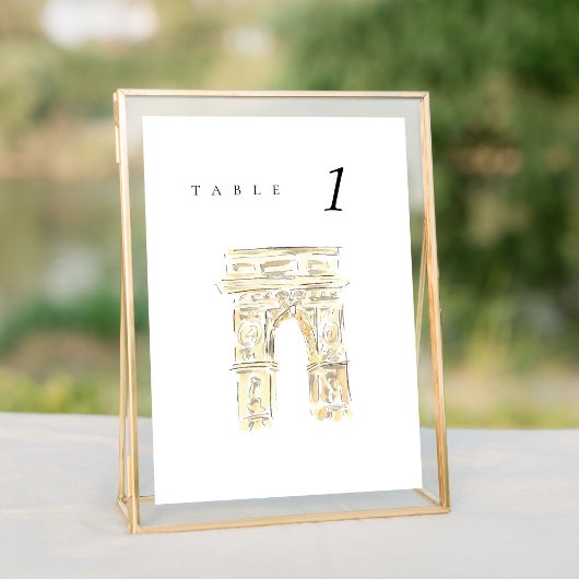 Washington Sq Park New York Wedding Tischnummer