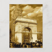 Washington Square Arch Postkarte (Vorderseite)