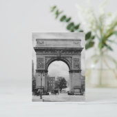 Washington Square Arch Postkarte (Stehend Vorderseite)