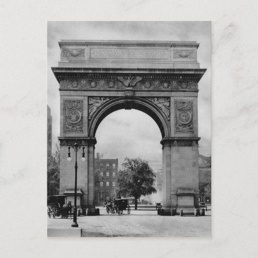 Washington Square Arch Postkarte (Vorderseite)