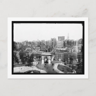 Washington Square, New York Vintage Postkarte