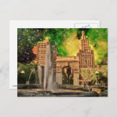 Washington Square Park, NYC Postkarte (Vorne/Hinten)