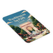 Washington Square Park USA Magnet (Rechte Seite)