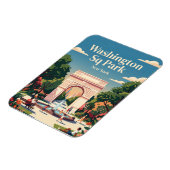 Washington Square Park USA Magnet (Linke Seite)