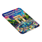Washington Square Park USA wird zu Magnet (Rechte Seite)