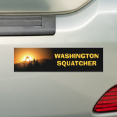 Washington Squatcher Bigfoot Hunter Autoaufkleber (Auf Auto)