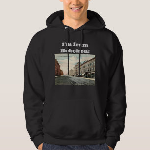 Washington St., Hoboken, New Jersey Vintag Hoodie