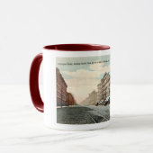 Washington St., Hoboken, New Jersey Vintag Tasse (Vorderseite Links)