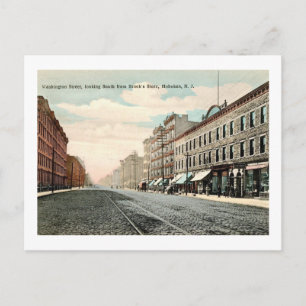 Washington St., Hoboken, New Jersey Vintage Postkarte