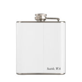 Washington Staat Adventure Flask Flachmann (Rückseite)