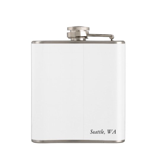 Washington Staat Adventure Flask Flachmann (Rückseite)