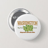 Washington Staat - Bigfoot Lives! Button (Vorne & Hinten)