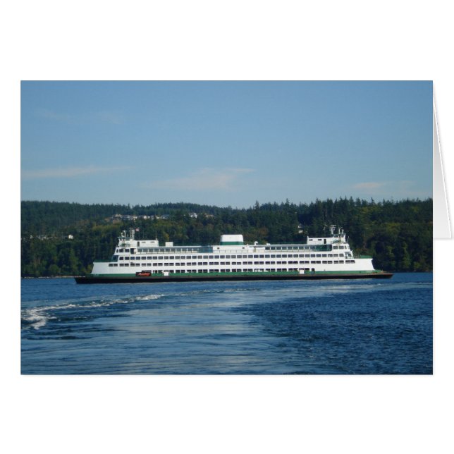 Washington Staat Ferry (Vorderseite (Horizontal))